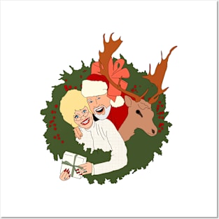 Once Upon a Dolly and Kenny Christmas Posters and Art